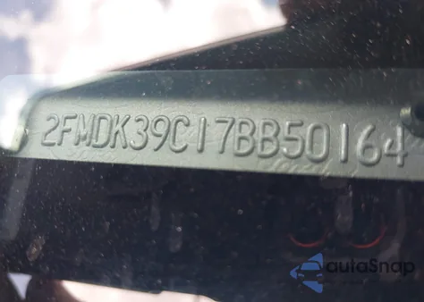 2007 Ford Edge Sel Plus из США, поврежденный, VIN 2FMDK39C17BB50164